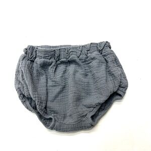 Quincy Mae Gray Kids Bloomers Cotton Diaper Cover Ruffled